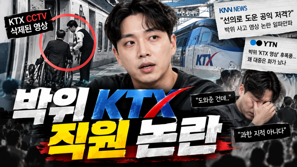 박위 ktx 직원 논란