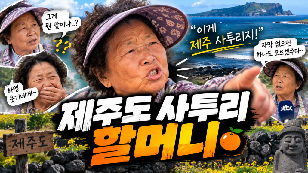 제주도 사투리 할머니